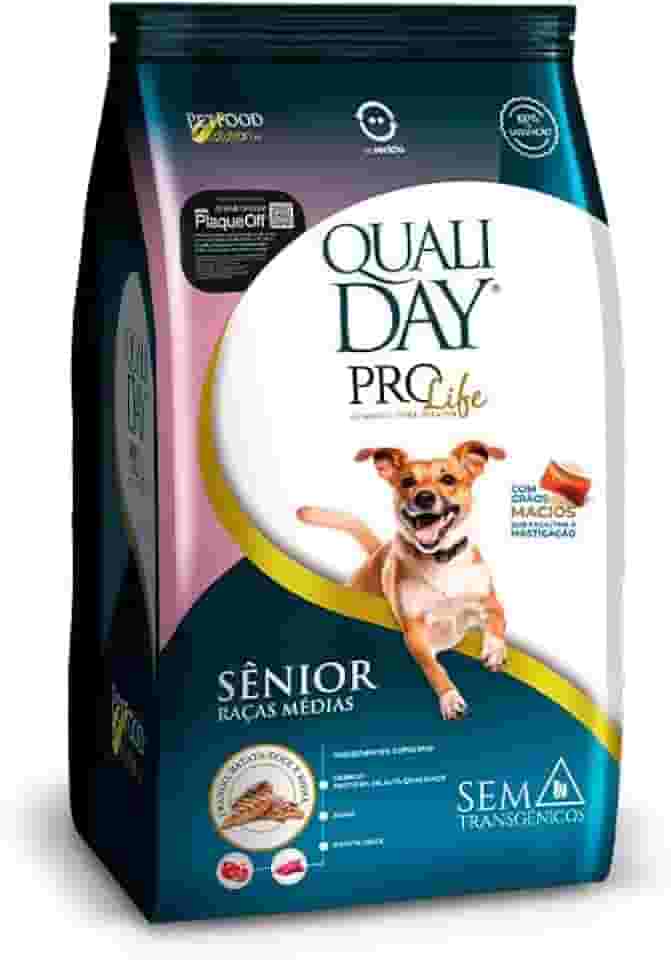 Ração Qualiday Prolife para Cães Raças Medias Senior 13kg