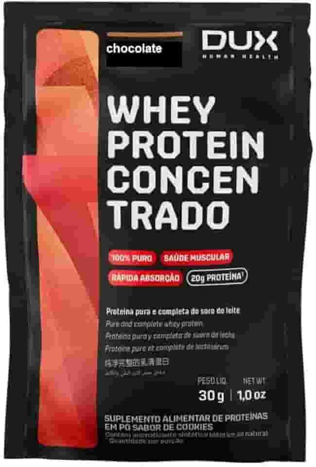Dux Nutrition Whey Protein Concentrado Chocolate - Sachê 28 G