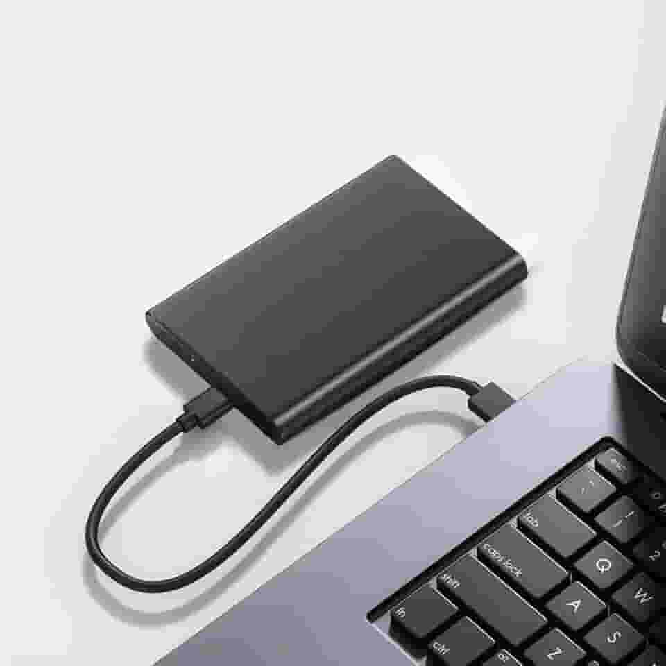 Disco rígido externo portátil de 2 TB, USB 3.1 geração 1 tipo C, armazenamento SSD ultrafino compatível com PC, desktop, laptop, Mac, Xbox One