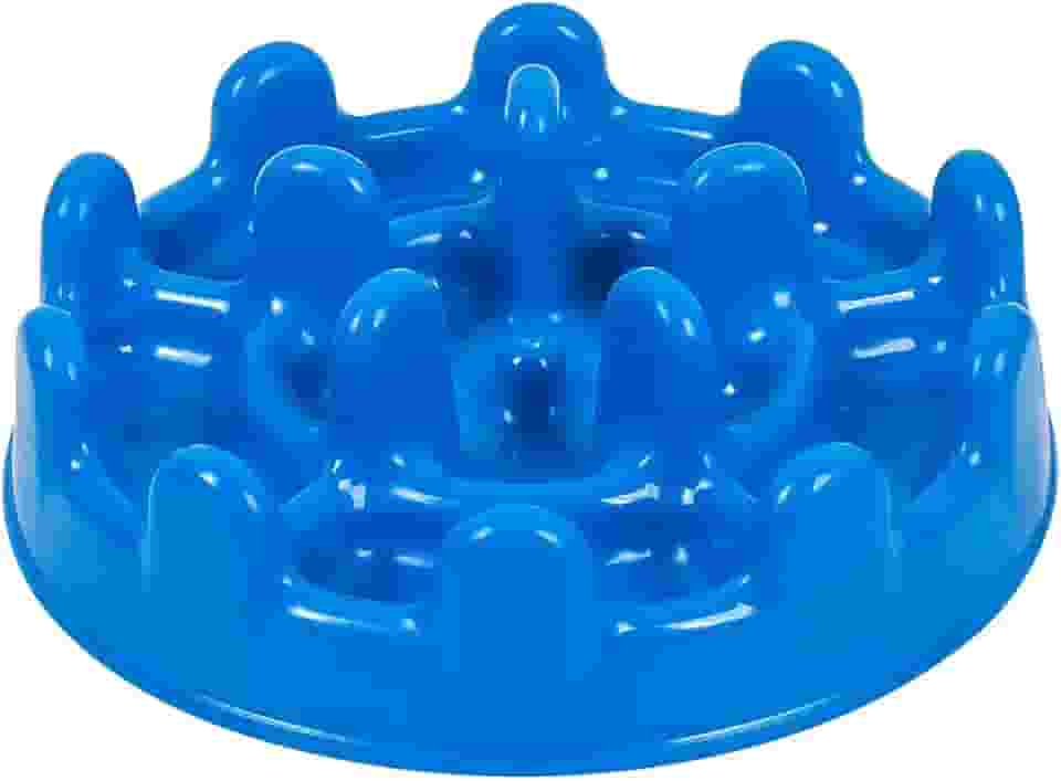 Pet Games Comedouro Lento Funcional Mini Pet Fit Azul Para Gatos
