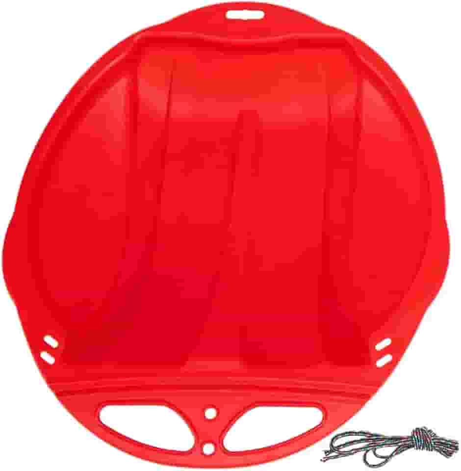 Trenó para serviços pesados crianças adultos trenó de tobogã trenó ao ar livre para snowboard prancha de trenó, VERMELHO