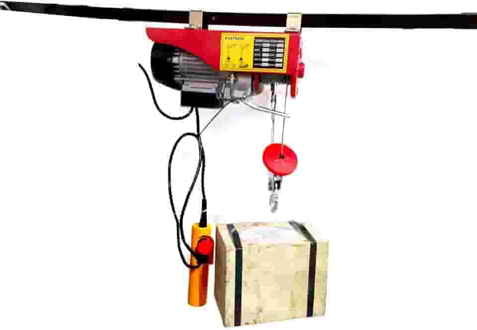 Talha Guincho Elétrico Cabo de Aço 220V 12 Metros 200kg