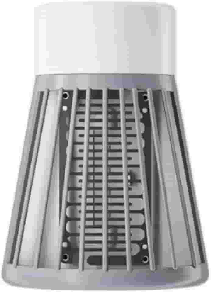 Repelente Eletrônico de Tomada 220v com Lâmpada UV Silenciosa Mata Mosquitos e Insetos para Ambientes Internos, Sem Químicos (Cinza)