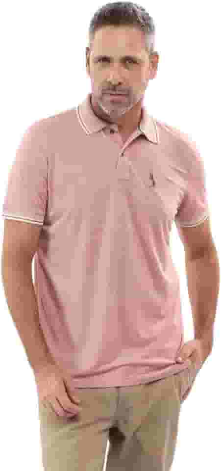Camisa Polo Masculina Piquet Viscose Dry Leve Confortável