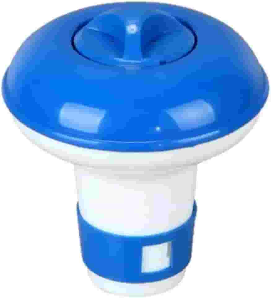 MINI CLORADOR DOSADOR FLUTUANTE MARGARIDA PARA PISCINAS AZUL
