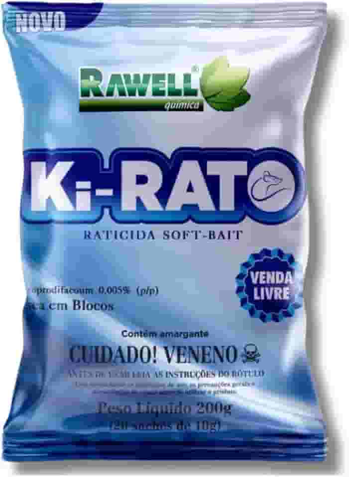 Controle Ratos Camundongos Soft Bait Isca Macia Ki-Rato200gr