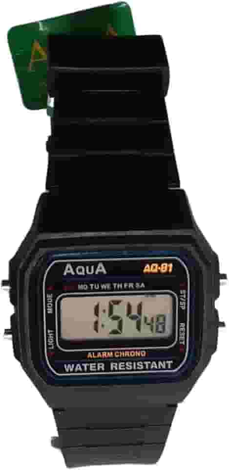Relógio digital masculino Aqua AQ81 F91