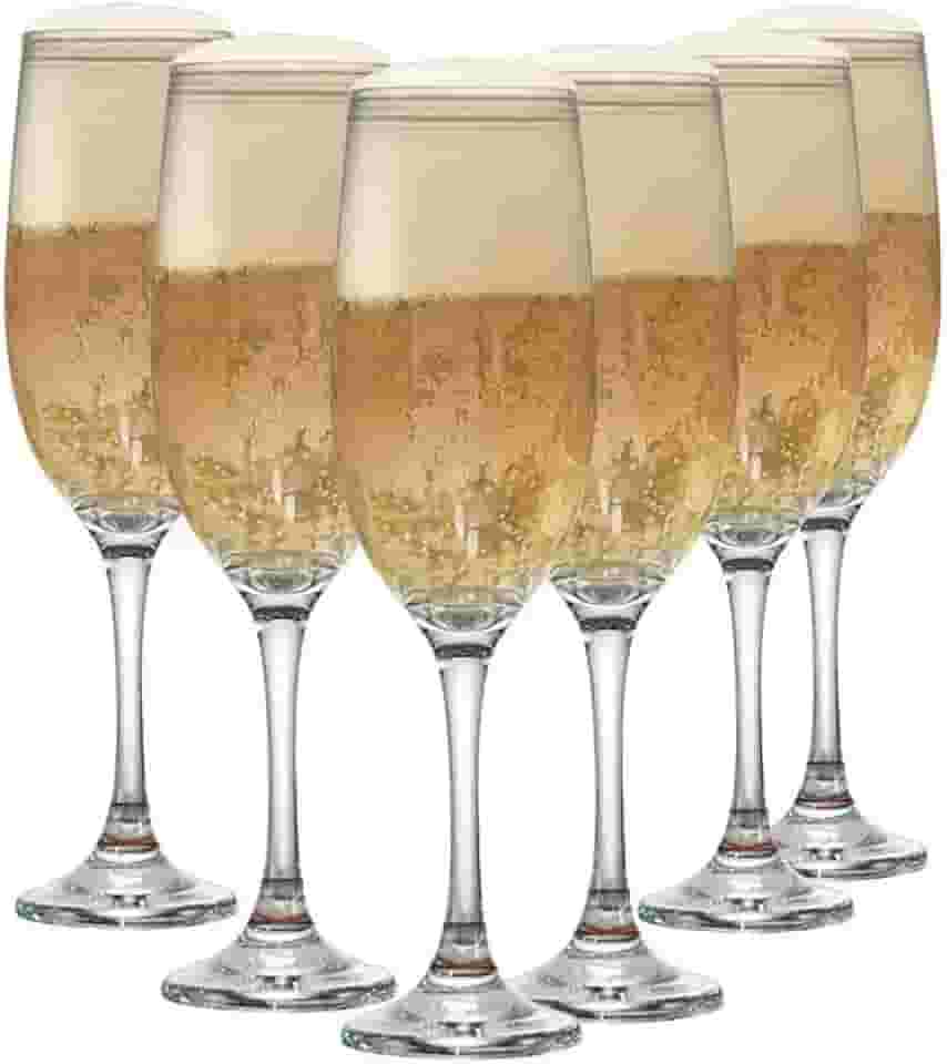 Ruvolo, Kit de Taça One para Champagne, Taça de Vidro 6 pcs, 200ml