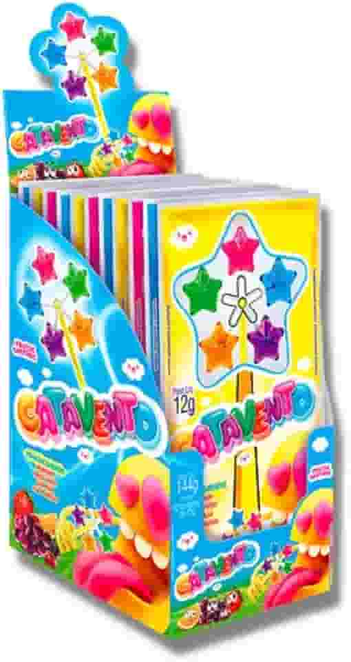 PIRULITO CATAVENTO ESTRELA 24X12X12g