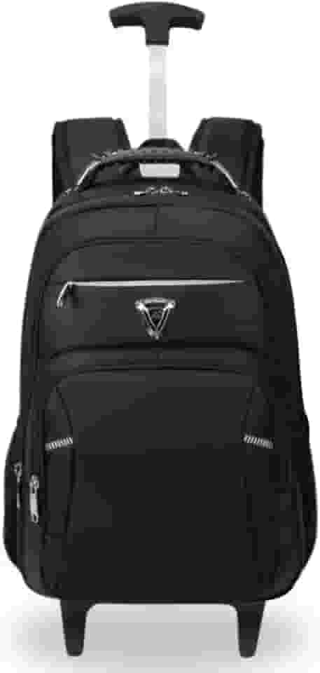 Mochila Bolsa Rodinha Masculina Feminina Notebook Reforçada Viagem Faculdade Escola Trabalho Impermeavel Costas Acolchoadas