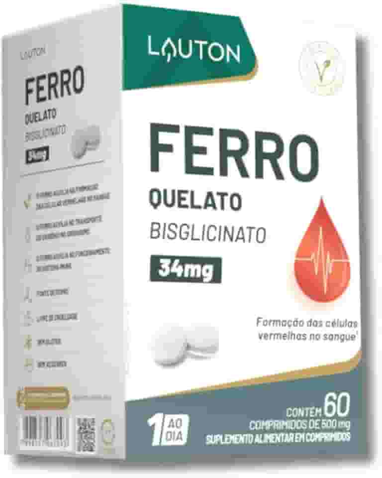 Ferro Quelato 34mg (Clinical Series) 60 Cps - Lauton