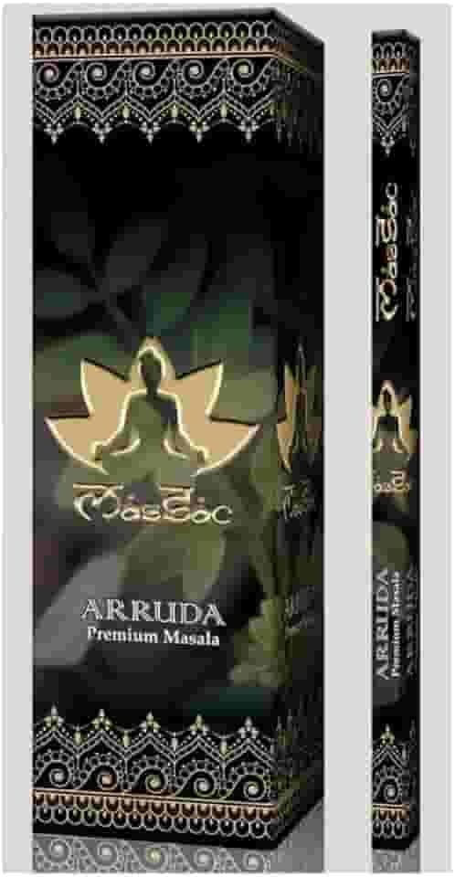 Kit de Incensos de Arruda, 6 Unidades, para Proteção e Limpeza Espiritual