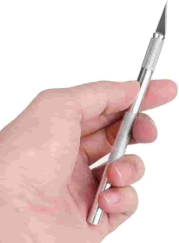 Estilete De Precisão com 6 Laminas, Bisturi Para Artesanato, Corte Preciso,Modelismo