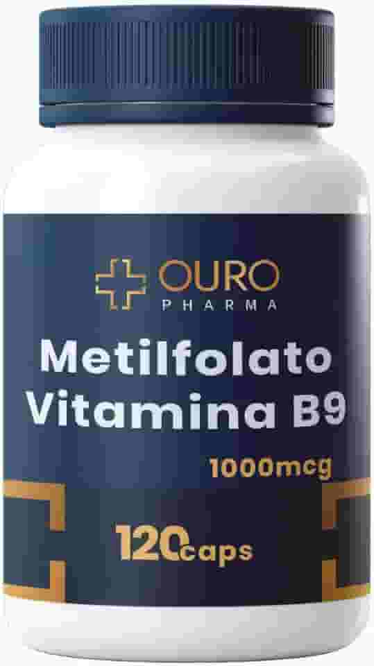 Metilfolato Vitamina B9 1000mcg - 120 cápsulas