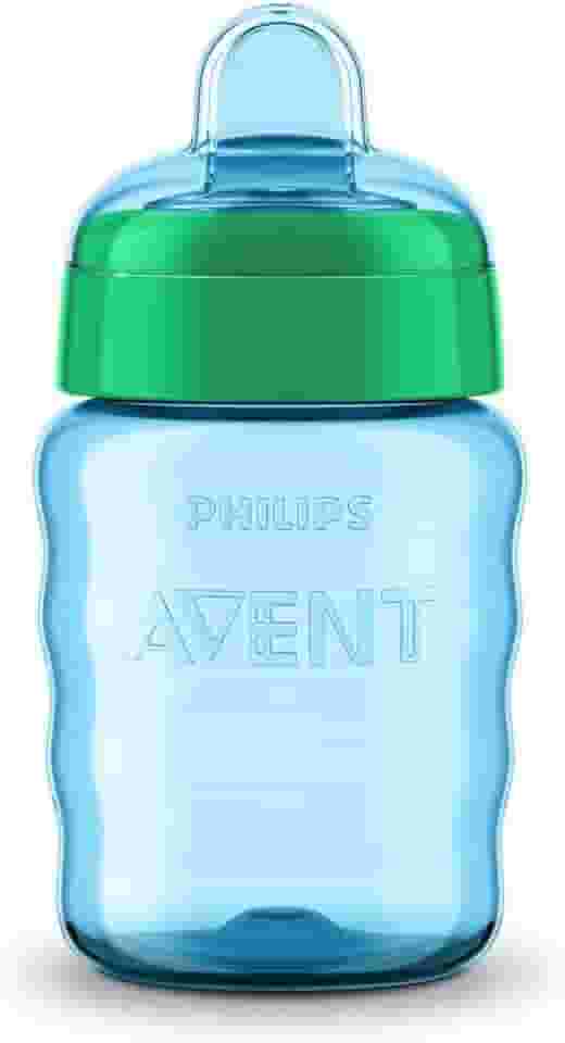 Copo Easy Sip com Bico de Silicone SCF553/05 Philips Avent 260ml 9m+ Azul/Verde