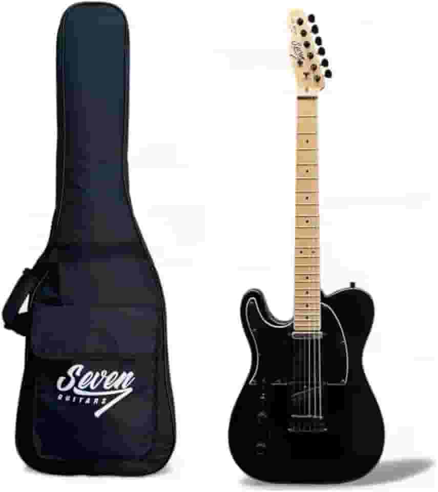 Guitarra Telecaster Seven STC-307 BK Preto Canhoto