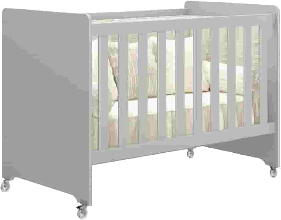 Berço Americano Evolution 4 em 1 Cinza Acetinado - Reller