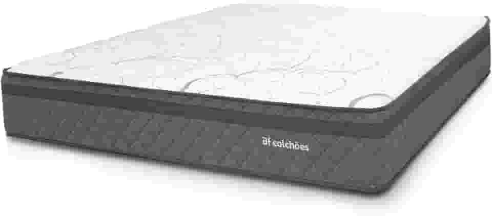 Colchão Casal Espuma D45 Extra Firme Antialérgico Certificado 138x188x24cm BF Colchões