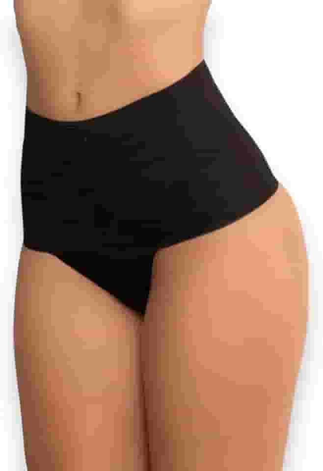 Cinta Modeladora De Alta Compressão Calcinha Barriga Zero Bege M