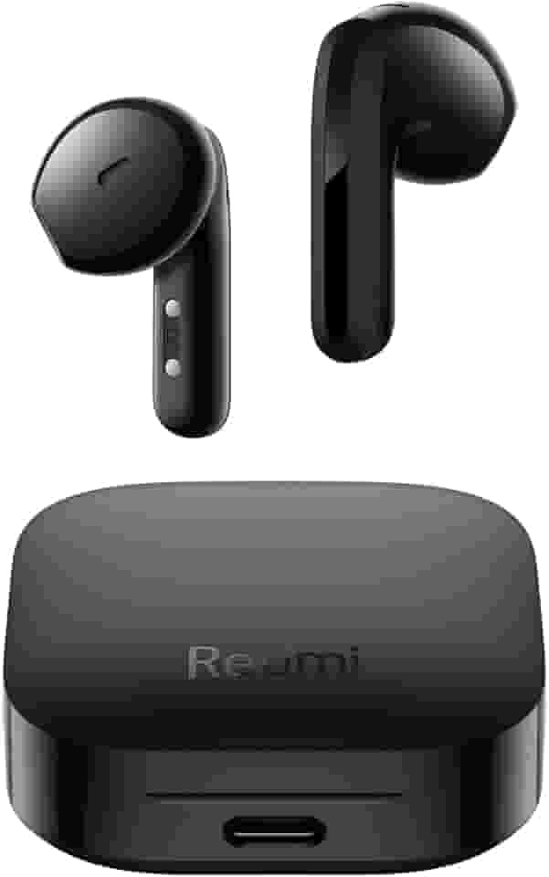 Xiaomi Redmi Buds 6 Active, Fones de Ouvido Sem Fio, Versão Global (Preto)