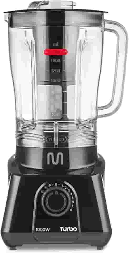 Liquidificador Turbo Multi Home 2,6L 1200W 12 Velocidades - Com Lâminas De Inox, Filtro E Função Multi Tritura Gelo E Frutas - Jarra Livre De BPA.
