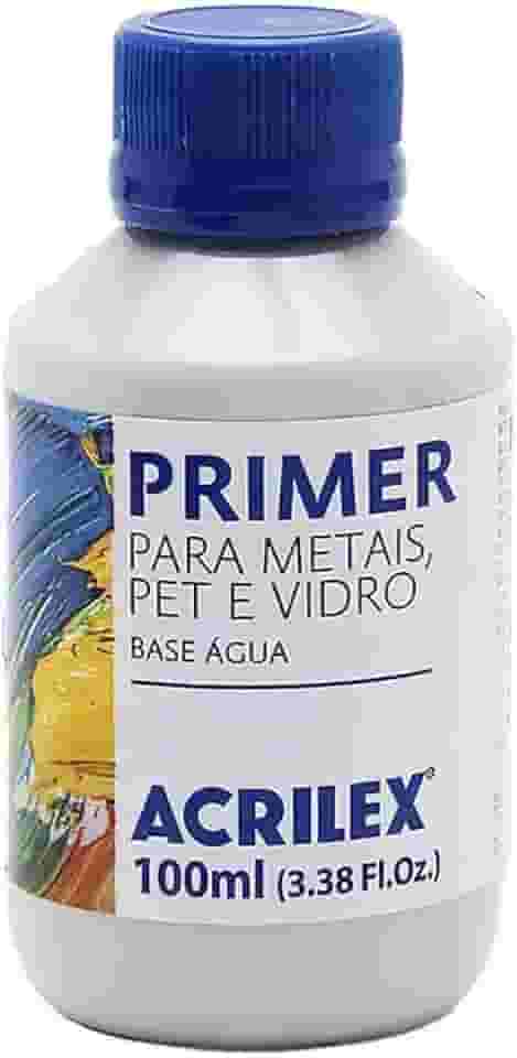 Primer para Metais PET e Vidros Cinza Acrilex 100 ml