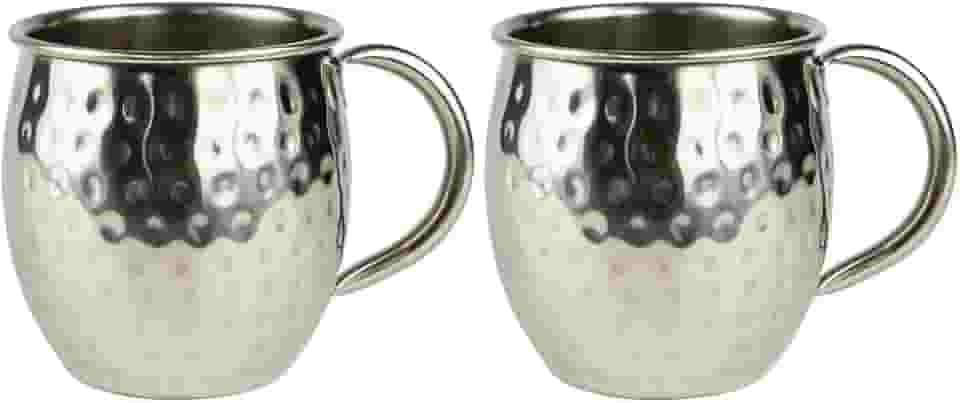 Caneca Prateada 580ml Inox Moscow Mule, ideal para Drinks. (2)