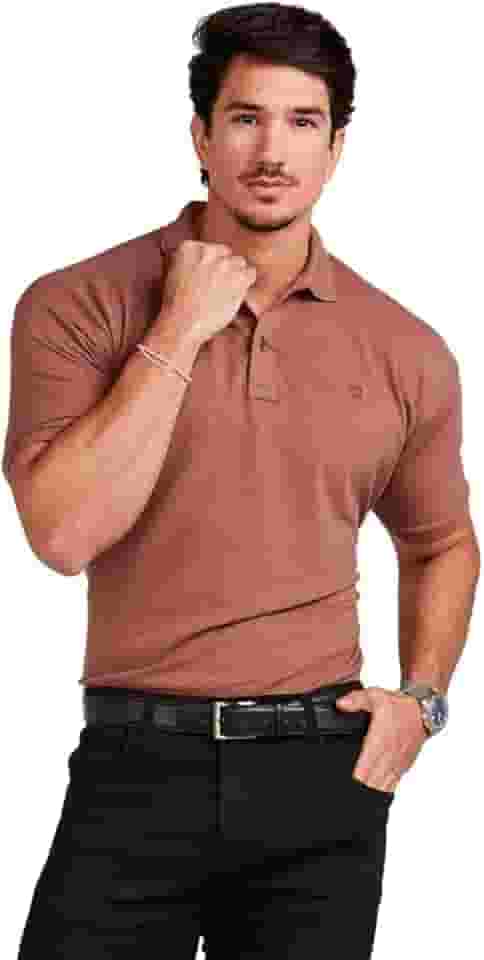 Camisa Polo Masculina Algodão Piquet