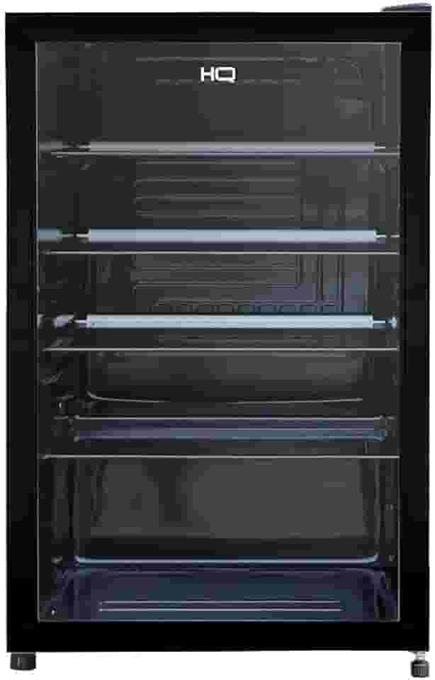 Frigobar Expositor Vertical HQ Vidro Duplo 130 Litros Preto HQ-130FBPVL (220v)