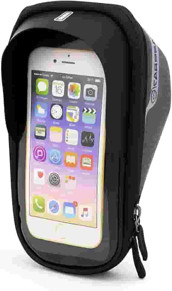 Suporte de Celular Impermeável com Porta-Objetos para Moto e Bicicleta 360° – Tela Toque Sensível até 6.5’’