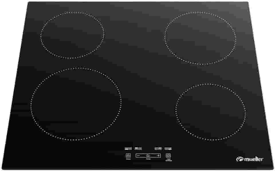 Cooktop Mueller 4 Bocas de Indução com Turbo Mci014bg1 220v