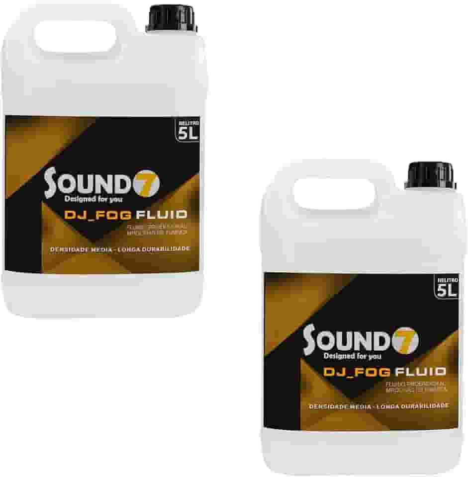 Kit2 Líquido De Fumaça Sound7 Djfog Fluid 5 Litros Densidade (TUTTI)