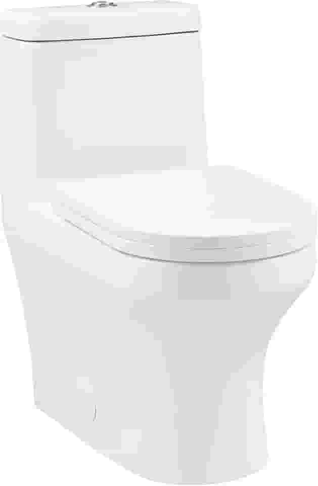 Vaso sanitário alongado de uma peça Vezina Dual Vortex Flush 1.1/1.6 gpf