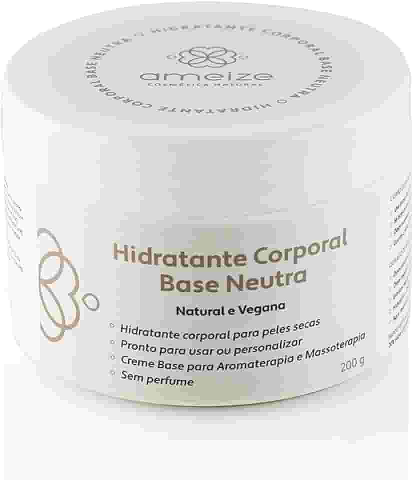 Creme Neutro Hidratante Corporal Natural e Vegano 200 gramas