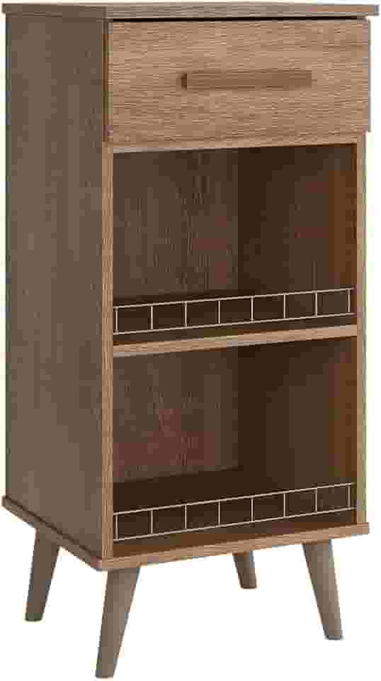 Balcão Fruteira Suporte para Galão Agua Bebedouro Armário Fenix Pé Palito (Canela)