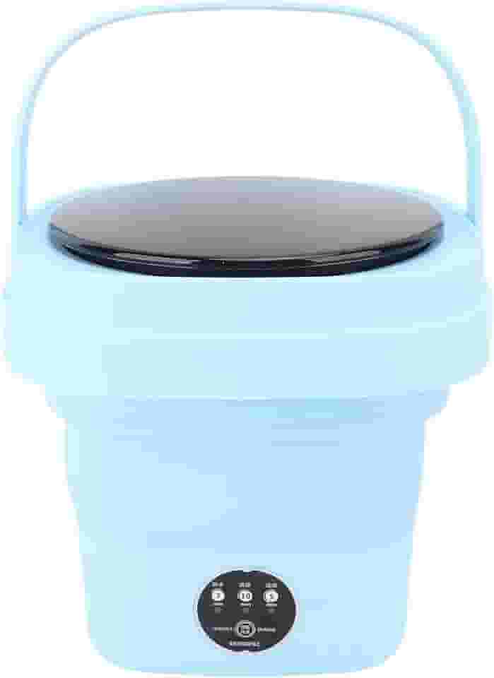Mini Máquina de Lavar, 36W à Prova d'água IPX4 6L, Leve, Dobrável, Portátil, para Roupas íntimas (Plugue dos EUA)