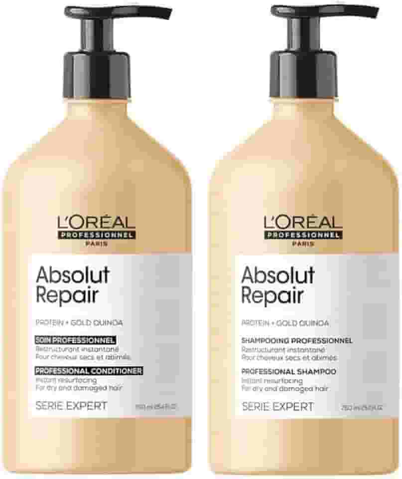 Kit L'Oréal Absolut Repair Shampoo 750ml + Condicionador 750ml