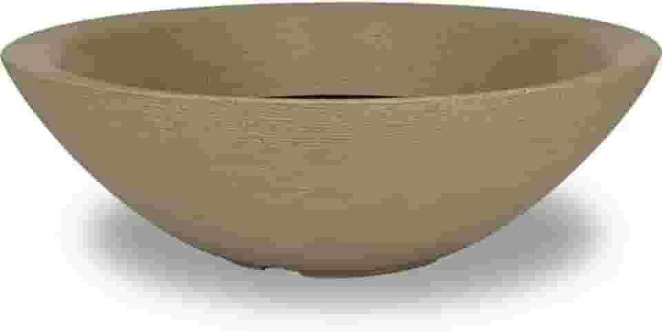 Vaso Bacia Grande Polieitleno Decorativo Planta Rosa do Deserto Cactos Suculentas N4 (Palha)