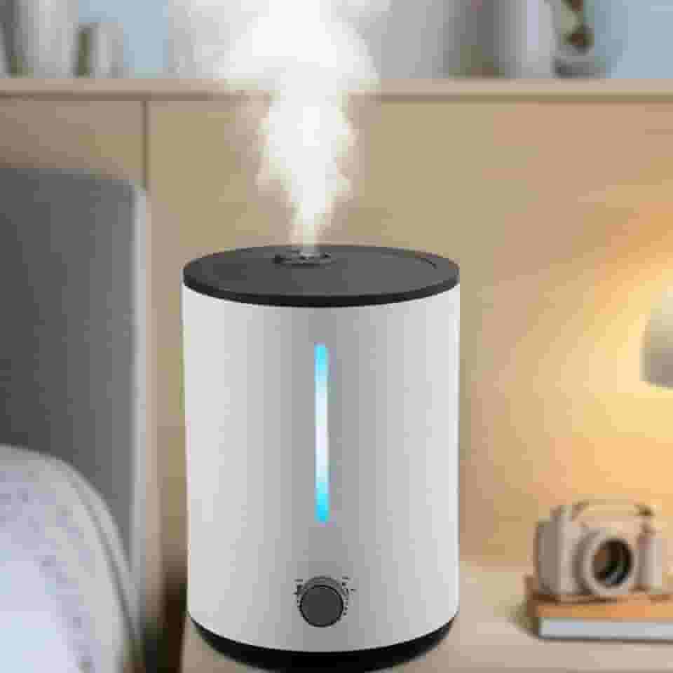 Umidificador De Ar Grande Ultrassônico 4 Litros Ambiente Profissional 16 horas Silencioso Aromatizador Rinite Sinusite