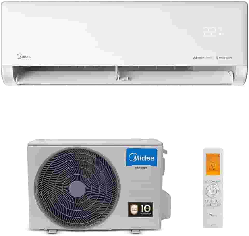 Ar Condicionado 12000 Btus Split Hi Wall Inverter Midea Quente e Frio Ai Ecomaster 220v