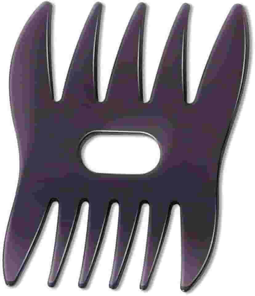 Conjunto de pente masculino de dentes grandes, 2 peças, ferramentas de cuidados duráveis para cabelos lisos para trás