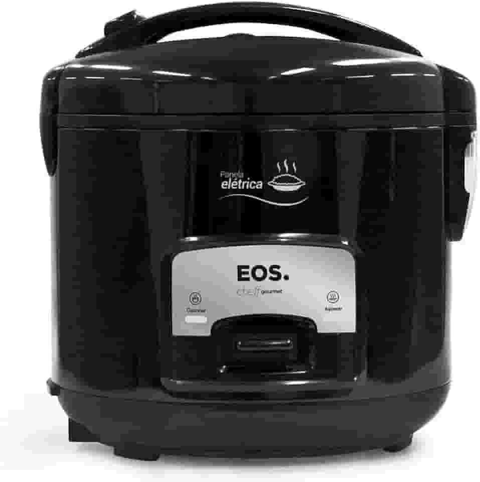 Panela Elétrica de Arroz Eos 10 Xícaras Preta Epa10p 220v