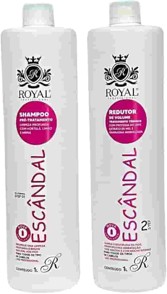 Escândalo Original, Kit Shampoo Pré-Tratamento e Redutor de Volume, 1L