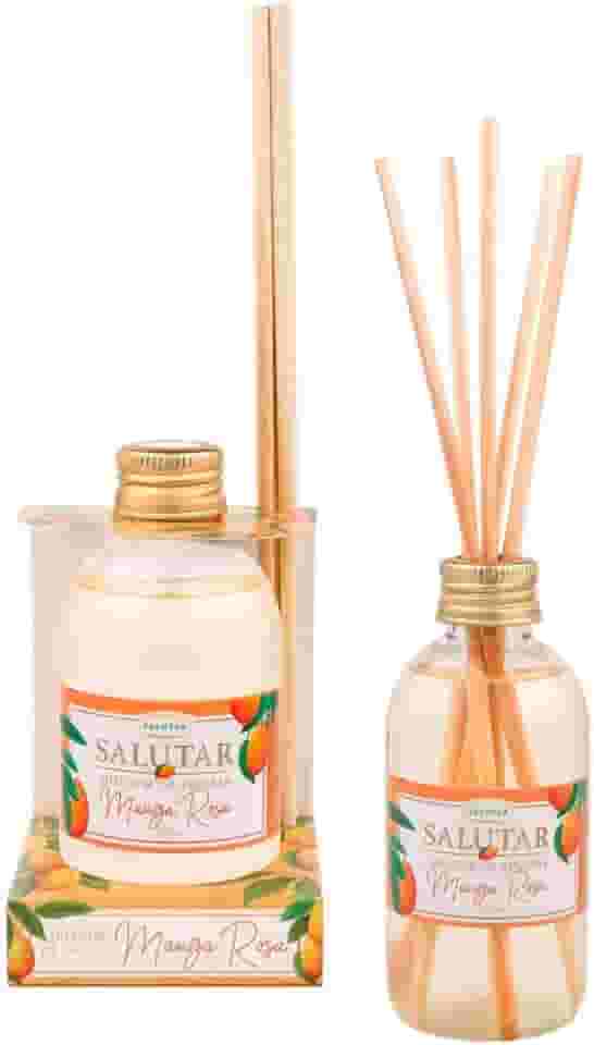 Aromatizador de Ambiente Manga Rosa 165 ml Difusor com 5 Varetas, Salutar