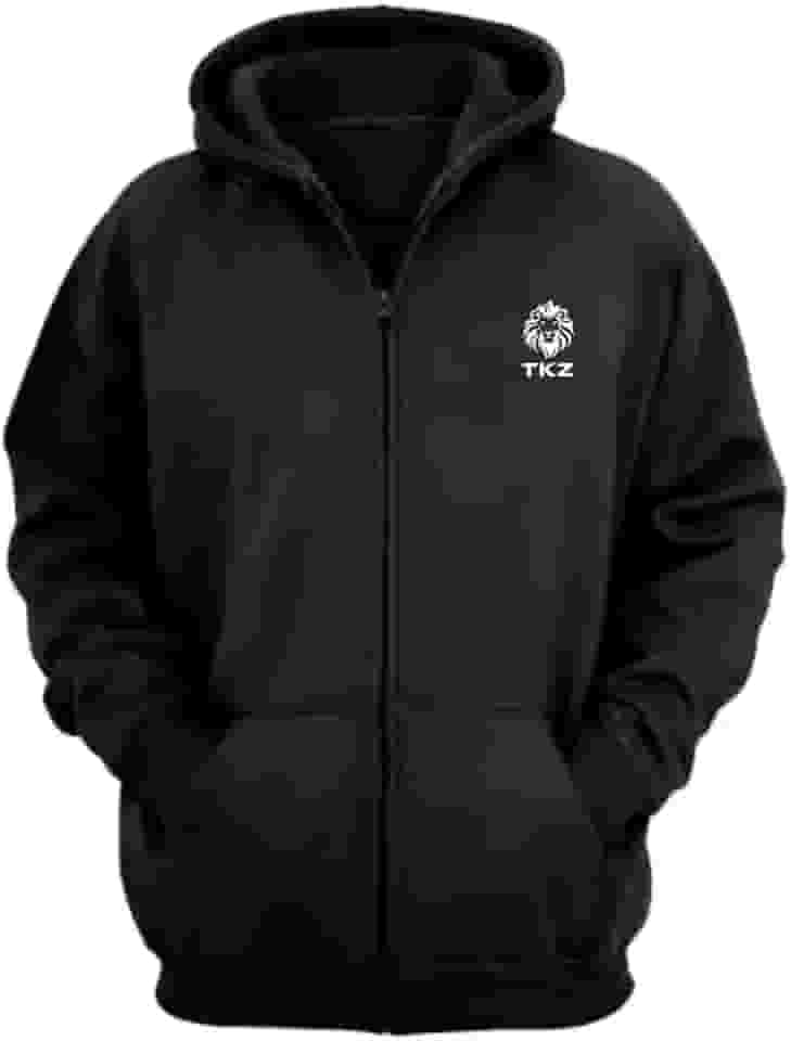 Moletom Agasalho Unissex Aberto Capuz e Ziper