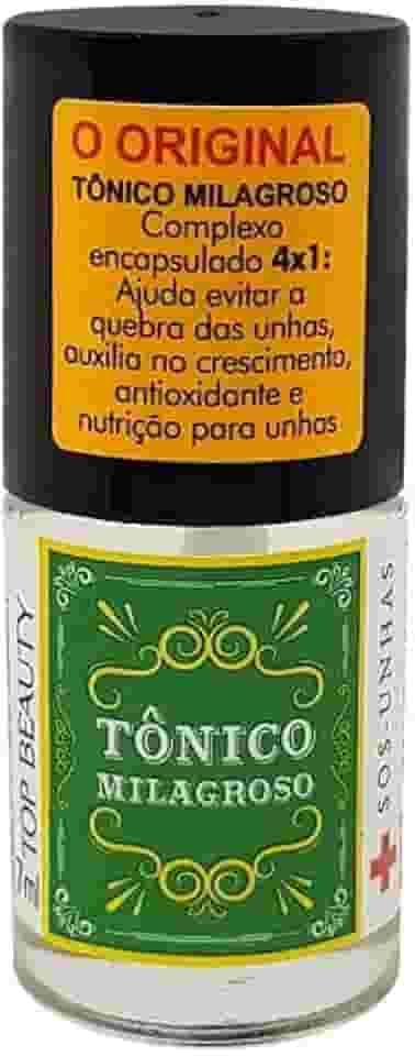 Esmalte Tratamento Top Beauty 7ml SOS Unhas - Tonico Milagroso, Top Beauty