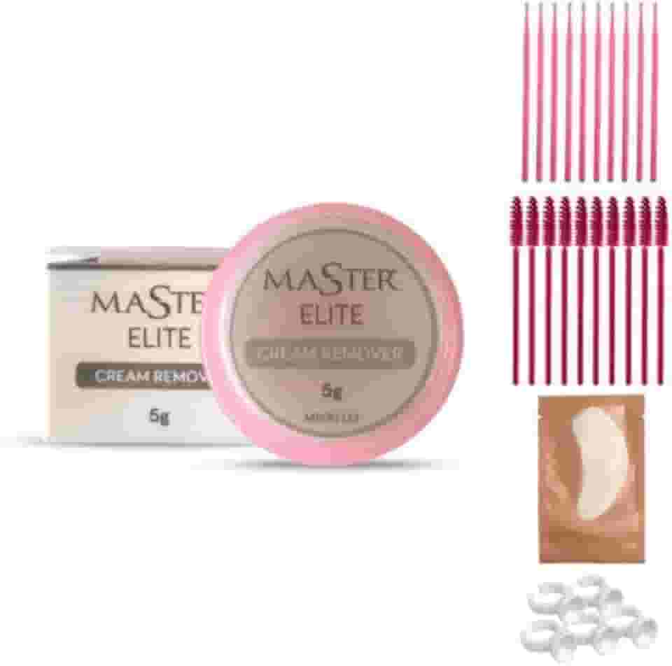 Creme Removedor Cola Master Elite Morango 5g Extensão Cílios