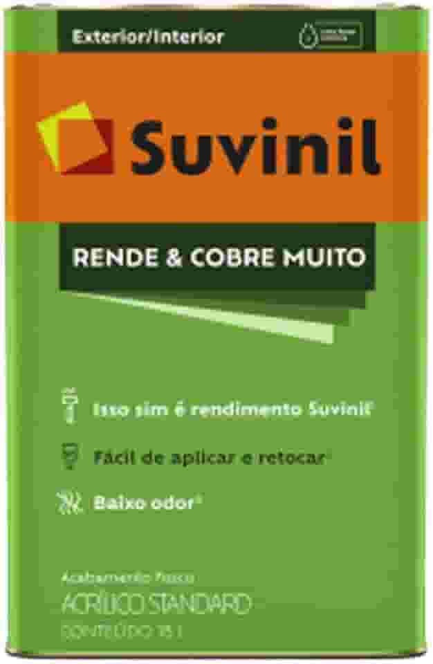 Tinta Suvinil para parede rende e cobre muito 18L - Palha