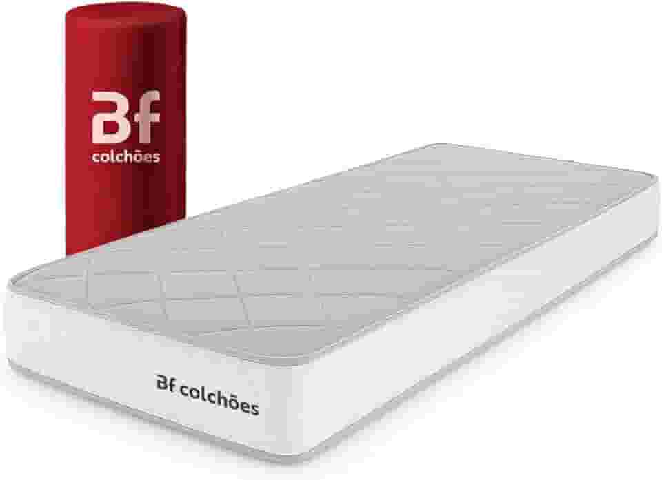 Colchão Solteiro de Espuma D33 a Vácuo 88x188cm BF Colchões