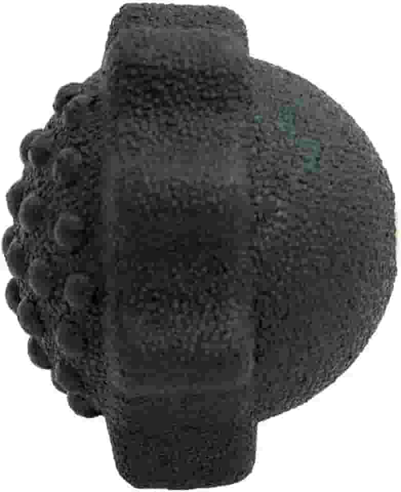 Rollga Bola de massagem liberadora muscular para liberação de ponto de gatilho, massagem de nó muscular, alternativa de bola de lacrosse, 3 superfícies para aderência avançada e liberação muscular